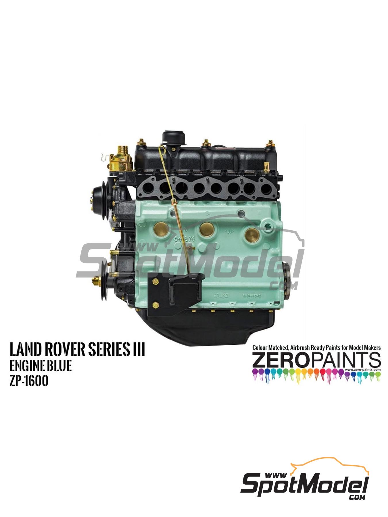 Zero Paints ZP-1600/ENGINE-BLUE: Paint for airbrush Engine Blue